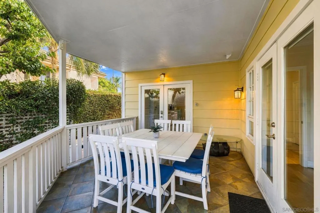 Dining deck off kitchen