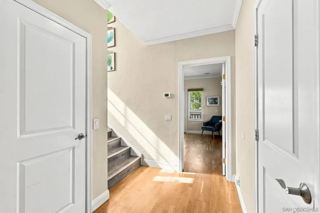 Downstairs hallway
