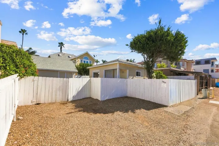 Property has alley access.  Parking inside or outside the gate