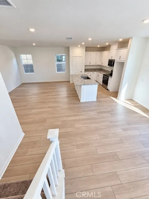 KITCHEN VIEW FROM STAIRS