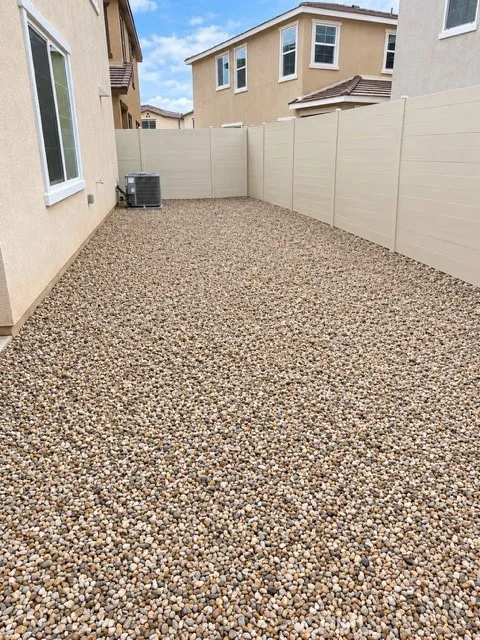 SIDE YARD VIEW