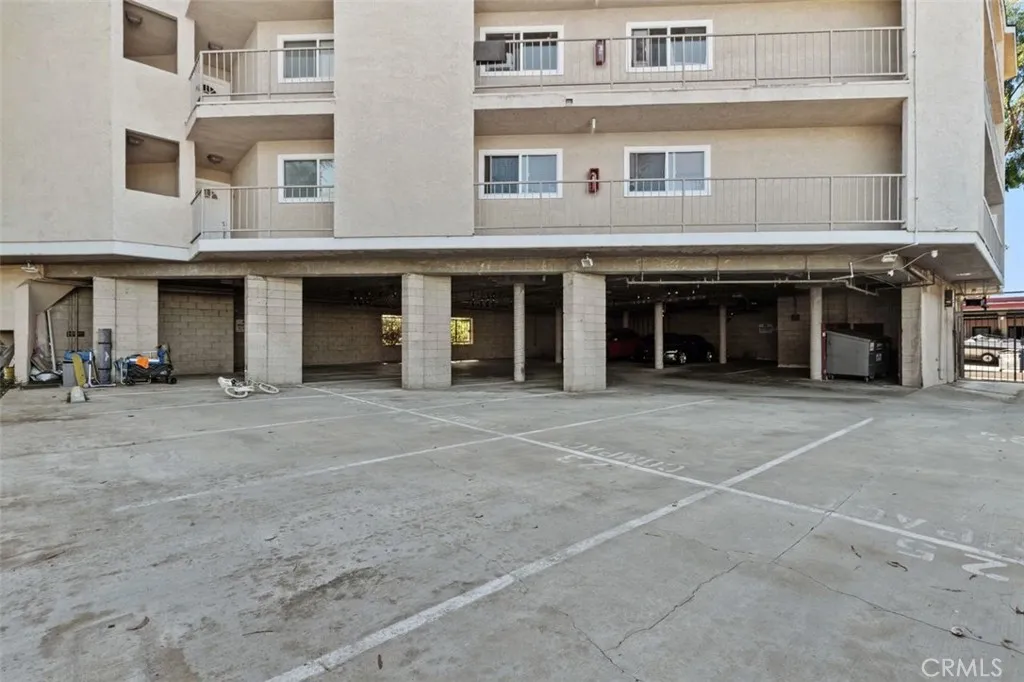 The building's parking lot is gated and also has a parking garage The building's parking lot is gated and also has a parking garage