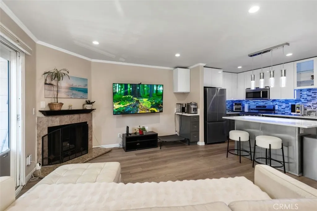 Living Room View 4 - The kitchen/living room is well suited for entertaining. Living Room View 4 - The kitchen/living room is well suited for entertaining.