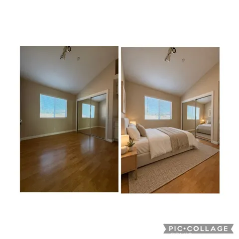 virtually staged bedroom 2