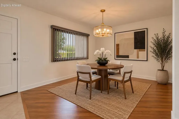 Warm Mid-Century Dining Retreat