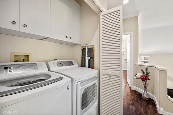Laundry Closet. Washer and Dryer included.