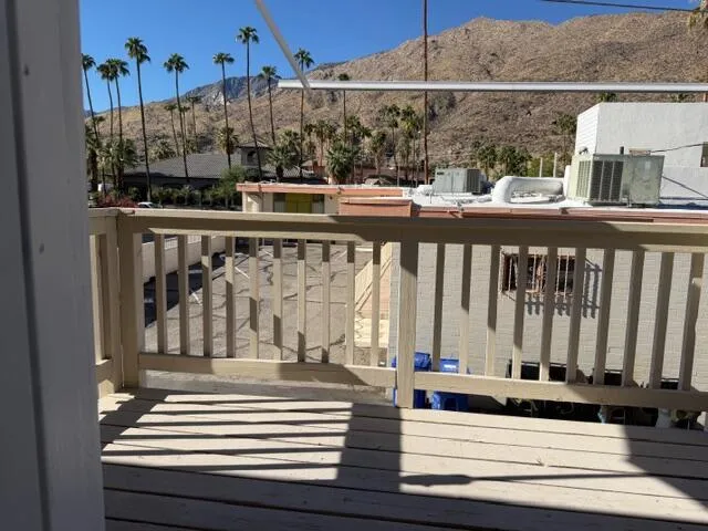 Deck off kitchen