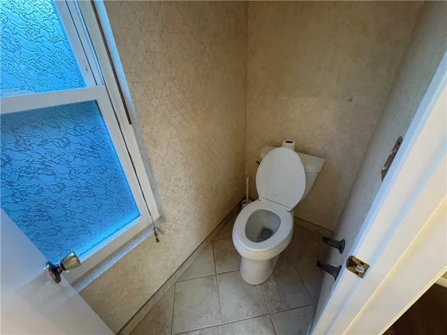 Toilet in main bedroom
