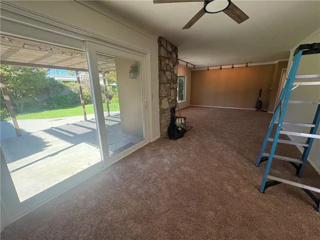 Slider looking toward back patio
