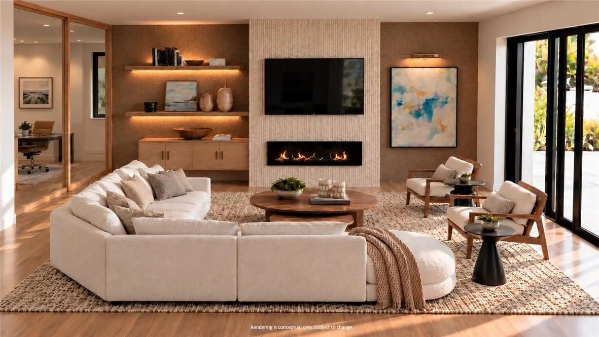 Living room rendering

