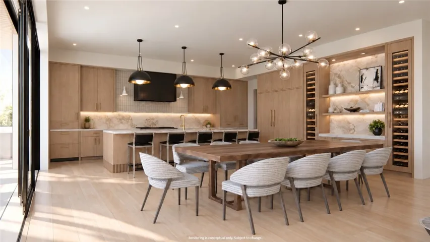 Kitchen view 2 rendering