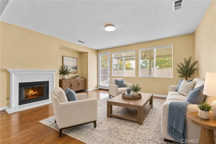 Virtually Staged Family room