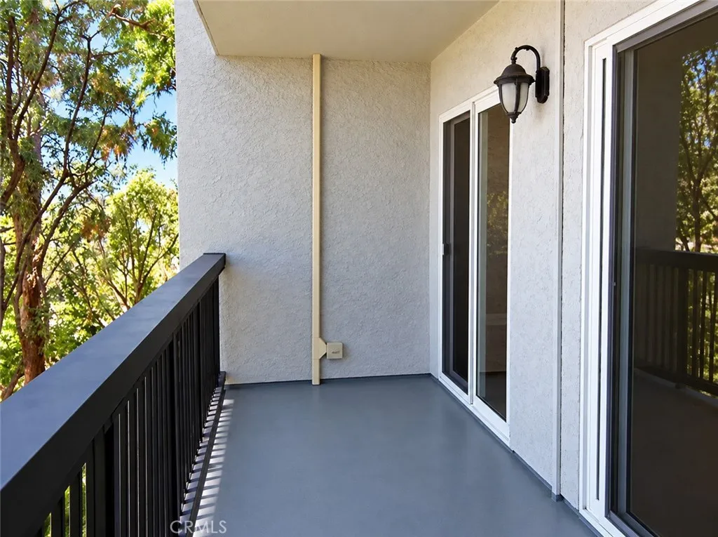 Another view of the private balcony.