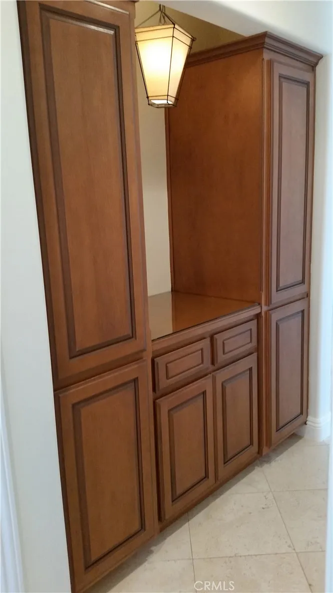 Custom built-ins for added storage or can function as a WFH space
