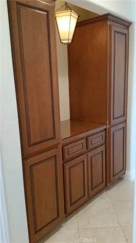 Custom built-ins for added storage or can function as a WFH space