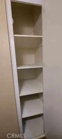 Hall linen closet for all your towels and sheets.