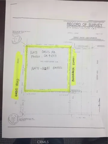 0 Oasis, Phelan, California 92371