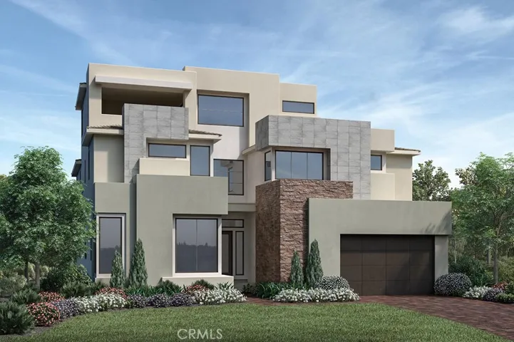 Front Elevation: Elara Elite Contemporary. Photo of artist rendering not actual home. Home is still under construction.