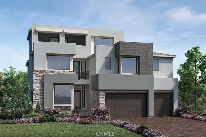 Front Elevation: Castor elite Contemporary. Photo of artist rendering not actual home for sale, home is currently under construction.