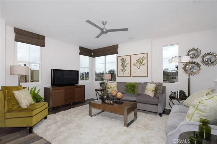 Upstairs is the open Great Room with windows on 3 sides.