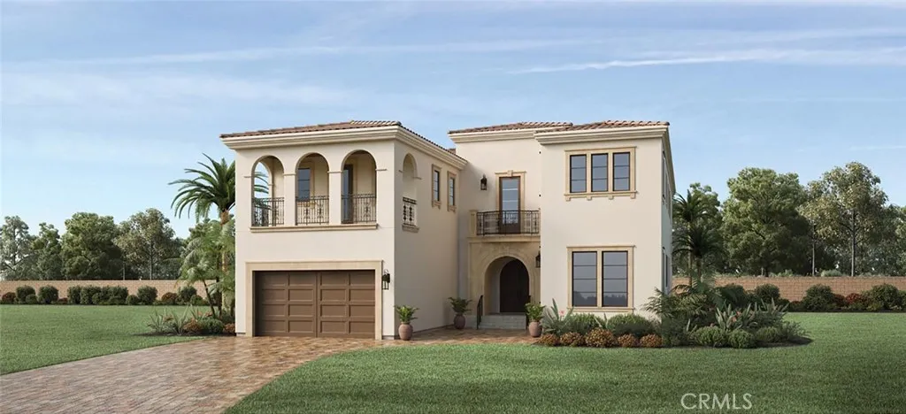 Front Elevation: Chesterhill Spanish Colonial. Photo of artist rendering not actual home for sale. Home is still under construction.
