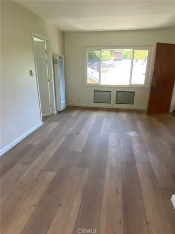 Living Room area with New Flooring.
