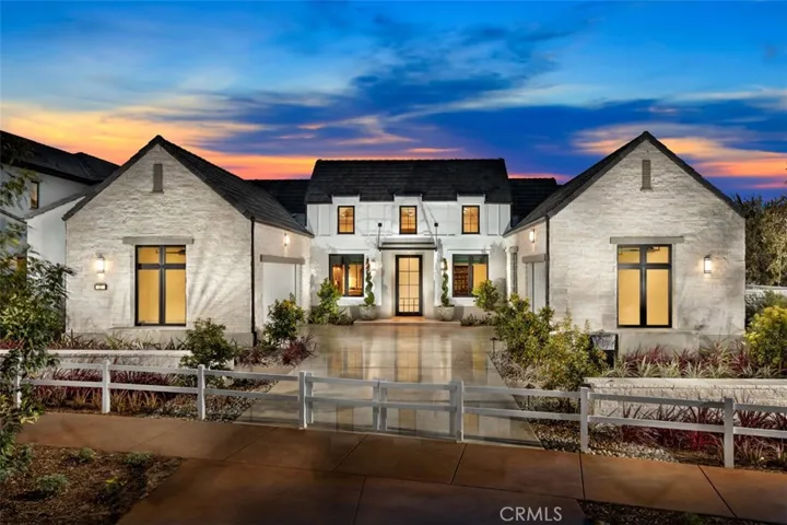 Front Elevation: Fairway Modern Farmhouse. Photo of artist rendering not actual home for sale, home is still under construction.