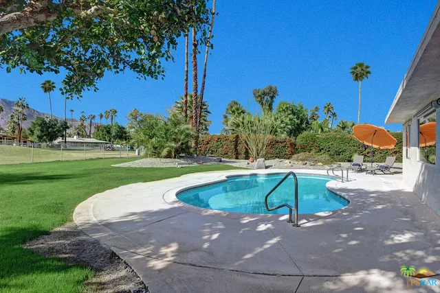 Pool to north
