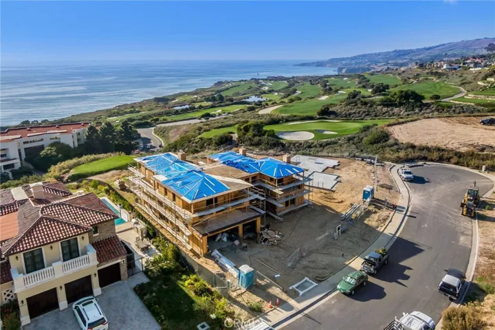 View of the golf course and Rancho Palos Verdes hills