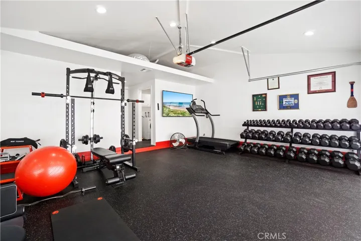 Gym in the garage