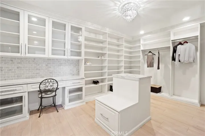 Dream-worthy walk-in closet, or convert back to fifth bedroom