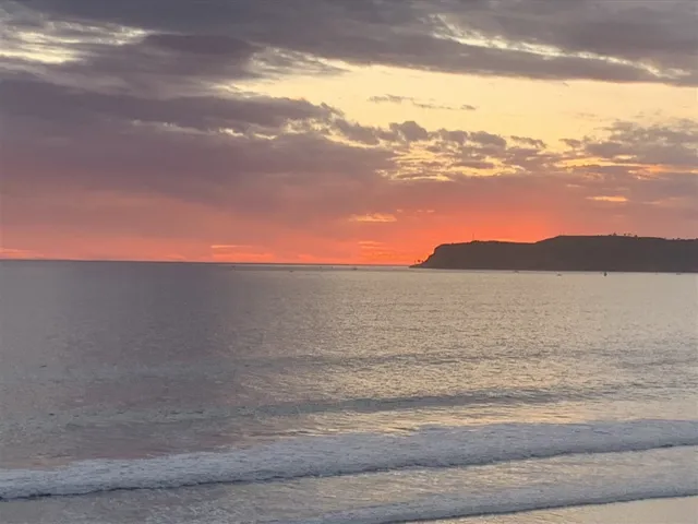 View of Point Loma at Sunset