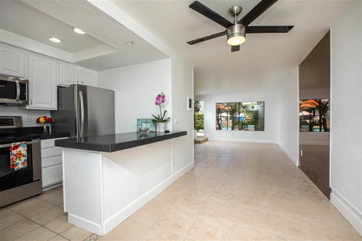 Bright remodeled kitchen