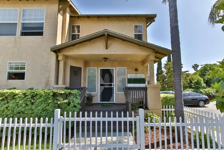 End unit, 2 story townhome with white picket fence and your own front porch!