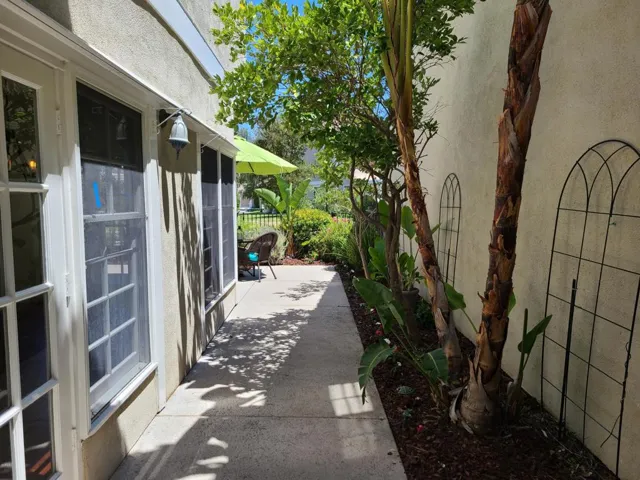 Shadowbrook side patio