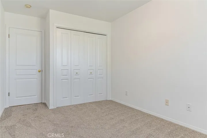 Second bedroom with closet