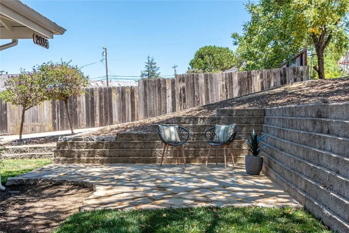 Front patio area