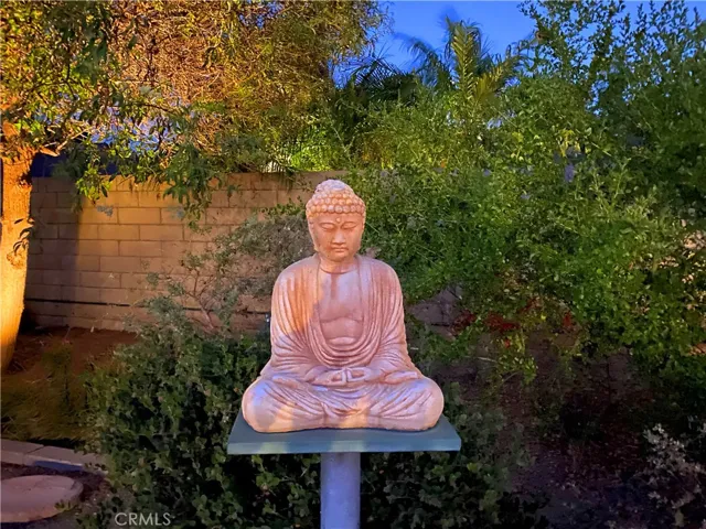 The peaceful garden
