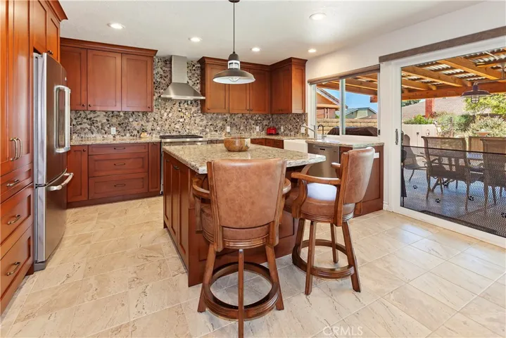 COMPLETELY remodeled kitchen with the highest quality cabinets and appliances