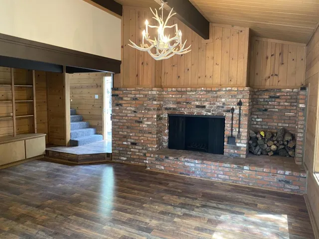 living room fireplace