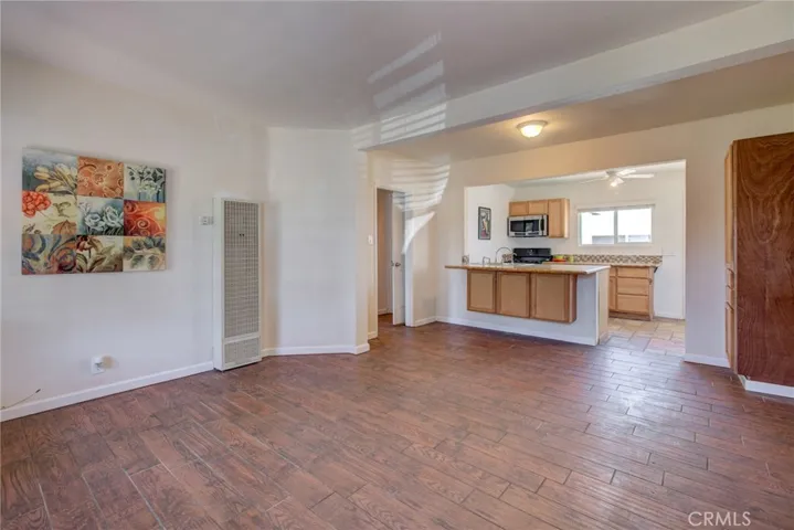 front unit open concept living