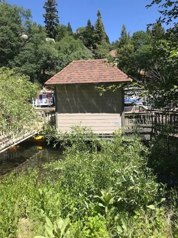 Dock house and single slip dock #S544 at Emerald Bay.