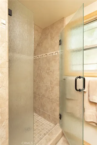 Shower in Jack & Jill bathroom upstairs.