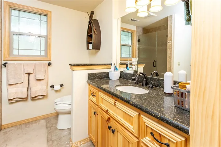 Jack & Jill bathroom upstairs.