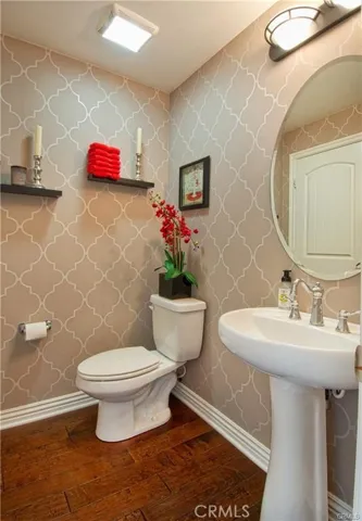 Half bath on first level