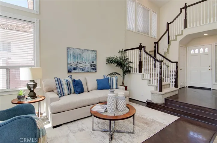 This great room is "great" for entertaining family or friends and has lovely details from every angle.