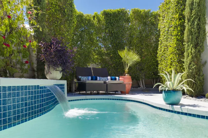 Pool and spillway