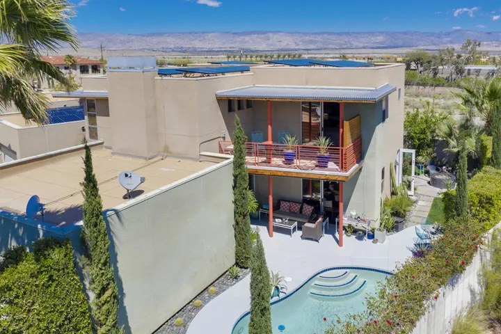 Overhead Pool and Balcony