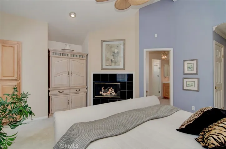 Plenty of room for any furniture option, plus linen storage and vaulted ceiling...the master suite is beautiful from any angle...