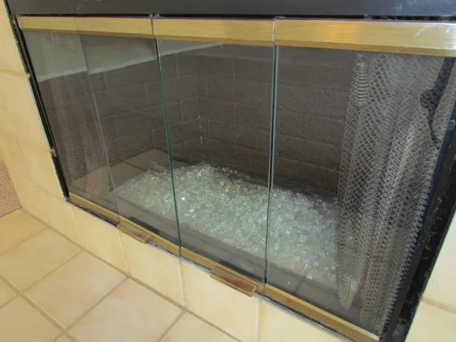 Fire Glass Fireplace
